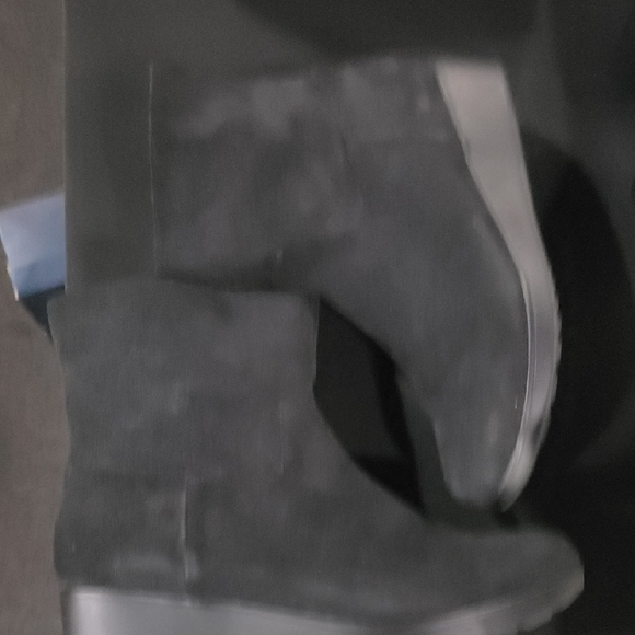 Black Suede Boots - Picture 1 of 4